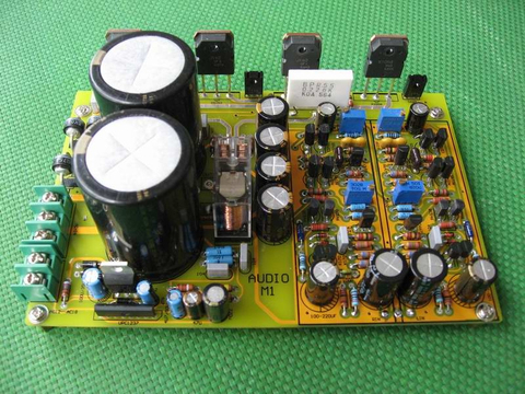 Kit d'amplificateur WLX FET 120W + 120W M1-MOS, 2SK1058 2SJ62 ► Photo 1/3