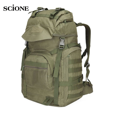 Sac tactique militaire 50 lde grand sac à dos armée Molle d'assaut, pour randonnée en plein air, Camping chasse, XA421WA ► Photo 1/6