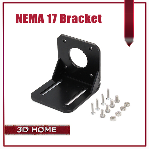 Moteur pas à pas 3D NEMA 17, 1 pièce, support en acier allié noir ► Photo 1/1