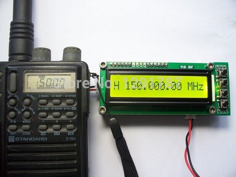 Testeur de compteur de fréquence mesure pour Radio amateur, 0.1 à 1100 MHz 0.1 à 1.1 GHz ► Photo 1/1