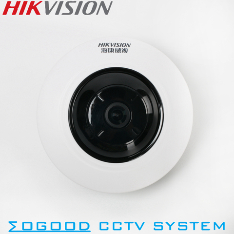 Hikvision-Fisheye View | 360 IP, caméra avec prise en charge d'app hik-connect, carte WiFi SD, PoE IR, 10M, remplacement de mp ► Photo 1/3