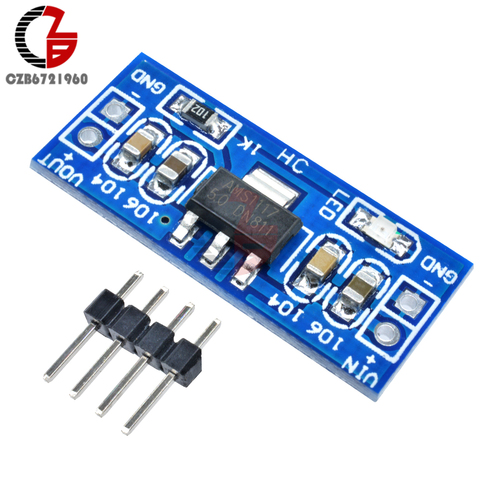 LM1117 AMS1117 DC-DC 6 V-12 V à 5 V abaisseur convertisseur de puissance Module d'alimentation convertisseur de tension alimentation pour Arduino Raspberry Pi ► Photo 1/6