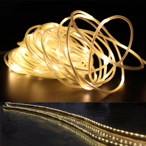 10 m-100 m longueur néon corde Tube rue guirlande Flexible LED fée lumières étanche signe LED pour bricolage décoration maison jardin Décor ► Photo 1/6