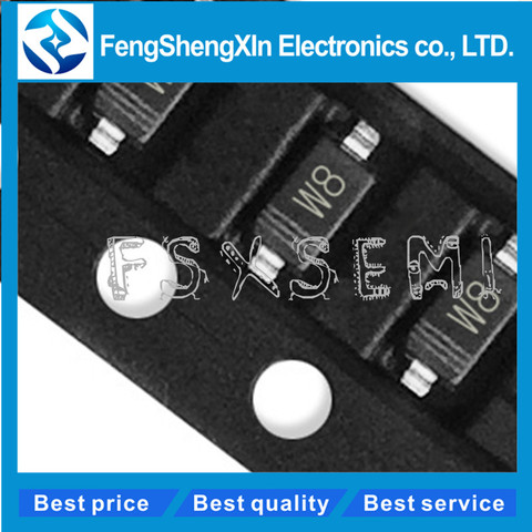 100 pcs/lot BZT52C5V1 5V1 5.1 V ZENER DIODE SOD-123 W8 ► Photo 1/1