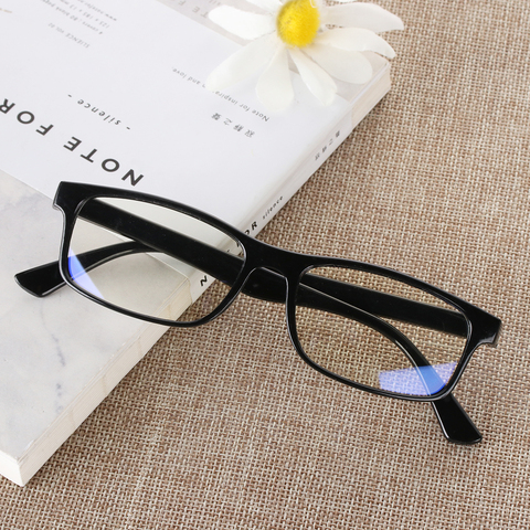 1PC Anti-UV UV400 bleu lumière lunettes Anti rayons bleus rayonnement bloquant lunettes hommes femmes ordinateur lunettes plat miroir lunettes ► Photo 1/6