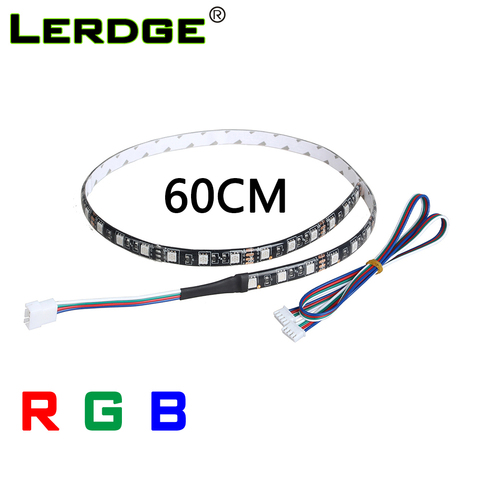 LERDGE 3D imprimante accessoires lumière LED RGB 5050 LED bande avec câble pour Lerdge Board pièces double extrudeuse Module RGB contrôle ► Photo 1/6