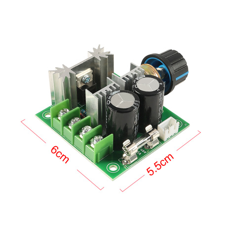 Régulateur de vitesse de moteur à courant continu 10A PWM régulateur 12 V-40 V PWM régulateur de vitesse de moteur à courant continu commutateur de contrôle de vitesse bricolage Module électronique de carte PCB ► Photo 1/6