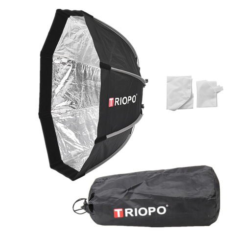 Boîte à parapluie octogonale Portable 55cm, support Bowens, pour Flash GODOX DE300 400 SK400 II, boîte à lumière pour photographie d'extérieur ► Photo 1/6