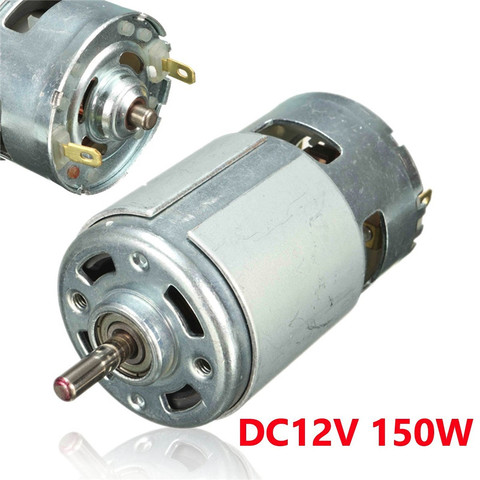 Moteur électrique haute vitesse 12V 150W 13000 ~ 15000rpm 775 | 1 pièce, moteur à grande vitesse grand couple DC, outil électrique pour machines électriques ► Photo 1/6