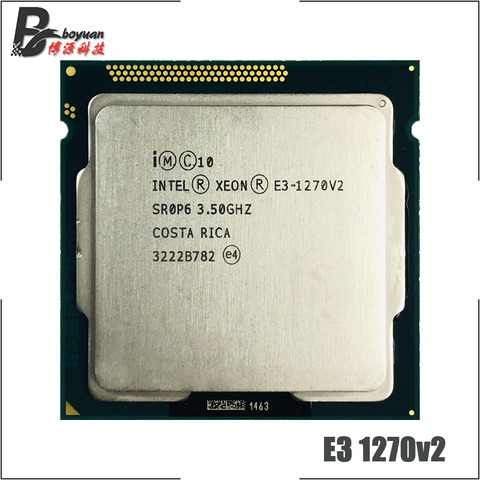 Intel Xeon 1270 v2 E3 3.5 GHz v2, Quad-Core, 8M 69W LGA 1155, 1270v2 ► Photo 1/1