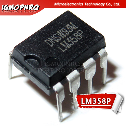 Amplificateurs opérationnels double Op LM358 LM358P DIP-8, 10 pièces, nouveaux amplificateurs originaux ► Photo 1/1