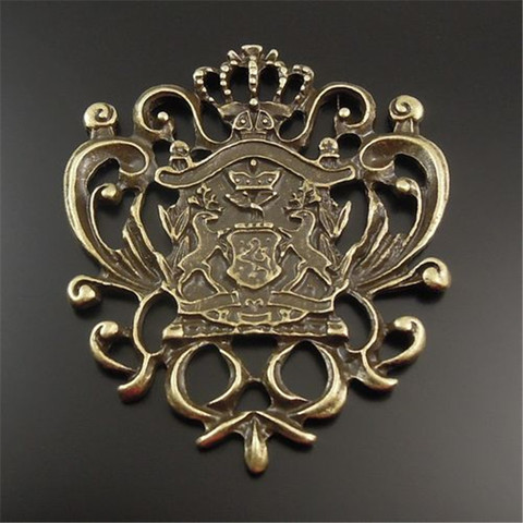 8pcs/pack Vintage Style Antiqued Bronze Tone Crown Shaped Alloy Charm Necklace Pendant Jewelry Accessories Bracelet Charms 32396 ► Photo 1/2