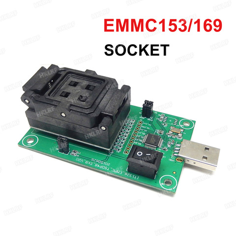 Prise de Test EMMC153/169, lecteur USB, taille IC 11.5x13mm, Flash NAND pour la récupération de données ► Photo 1/6