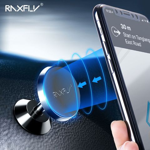 RAXFLY – Support de téléphone magnétique pour voiture, universel, à Rotation de 360 degrés, aimant puissant, pour iPhone, Samsung ► Photo 1/6