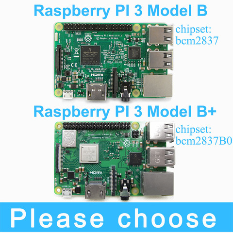 D'origine 2022 Nouveau Raspberry Pi 3 Modèle B +, plus la Pension 1 gb LPDDR2 BCM2837B0 Quad-Core Ras PI3 b, PI 3B avec WiFi et Bluetooth ► Photo 1/6