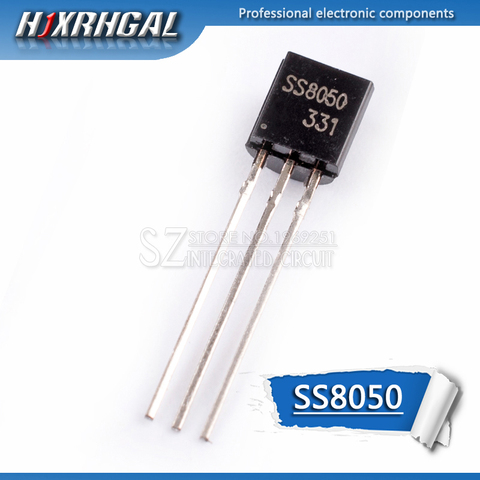 Transistor triode SS8050 TO-92 8050 TO92, 10 pièces ► Photo 1/1