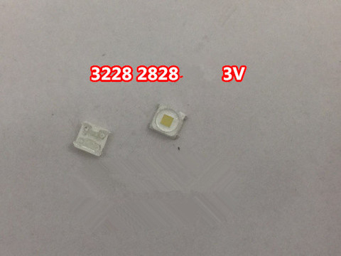 Puce de rétroéclairage LED, 1.5W, 3V, 3228, 2828, blanc froid, Application TV ► Photo 1/1