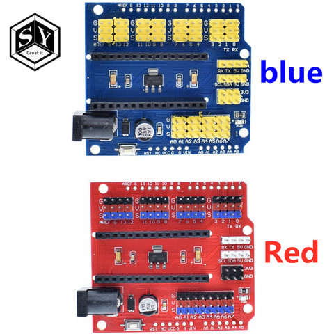 Module de bouclier de capteur d'expansion de bouclier pour UNO R3 Nano V3.0 3.0 carte Compatible avec le contrôleur I2C PWM Interface 3.3V ► Photo 1/6