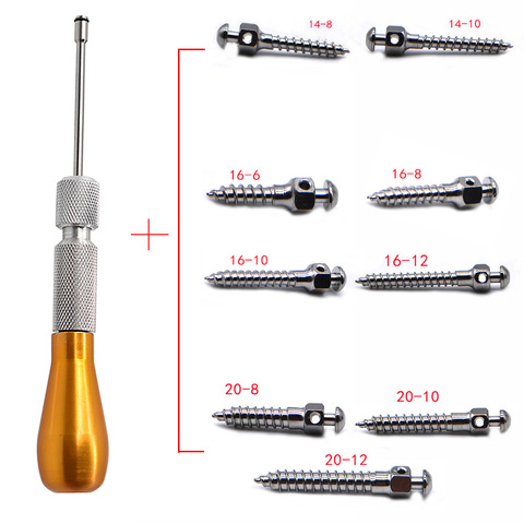 Micro-tournevis pour Implants, outil orthodontique dentaire, outil d'auto-perçage, dispositif d'ancrage ► Photo 1/4