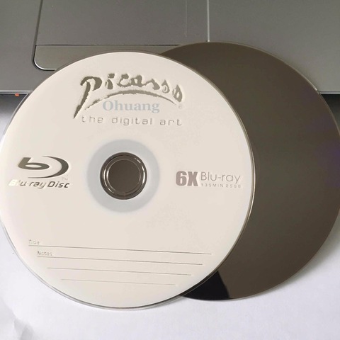 Vente en gros 10 disques A + Picasso 6x25 GB disques de BD-R Blu Ray imprimés vierges ► Photo 1/3