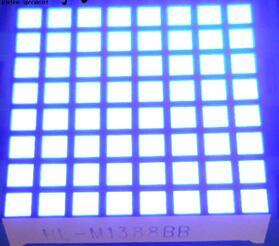 Livraison gratuite 10 pièces x 3MM 8X8 bleu rouge blanc 32*32 carré LED matrice de points Tube numérique 1288BB 1288BS 1288BW Module d'affichage LED ► Photo 1/1