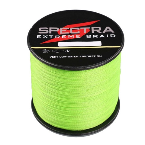 Haute qualité forte fluorescente jaune 300 m/330 yards 4 brins Super forte japon Multifilament PE tresse ligne de pêche 6-100LB ► Photo 1/2