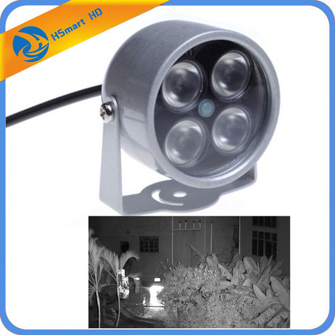 Mini CCTV led 4 rangées IR illuminateur infrarouge étanche Vision nocturne CCTV lumière de remplissage pour caméra ip CCTV ► Photo 1/6