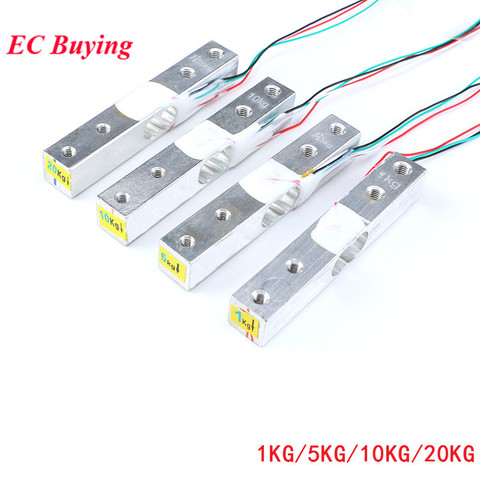 Cellule de charge Capteur De Poids 1 kg 5 kg 10 kg 20 kg HX711 Module Électronique Échelle En Alliage D'aluminium de Pesage Pression capteur ► Photo 1/6