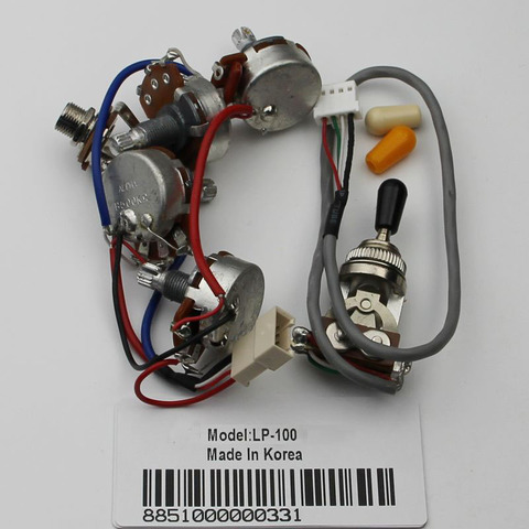 1 faisceau de câbles pour guitare électrique LP pour EPI SG LP Dot (1 interrupteur à bascule + 4 Pots + Jack) ► Photo 1/2
