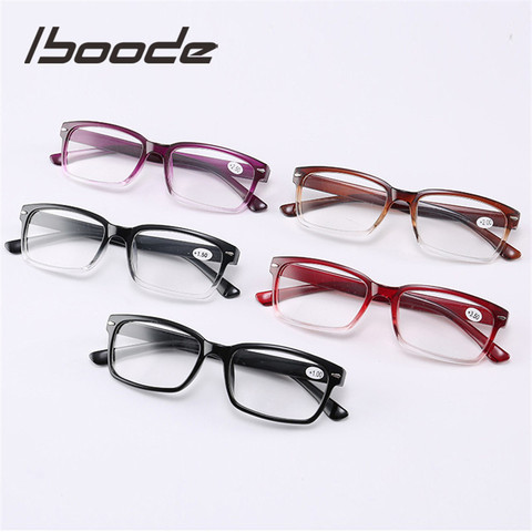 Iboode Ultra léger lunettes de lecture hommes femmes lunettes unisexe presbytie lunettes avec 1.0 1.5 2.0 2.5 3.0 3.5 4.0 dioptrie ► Photo 1/6