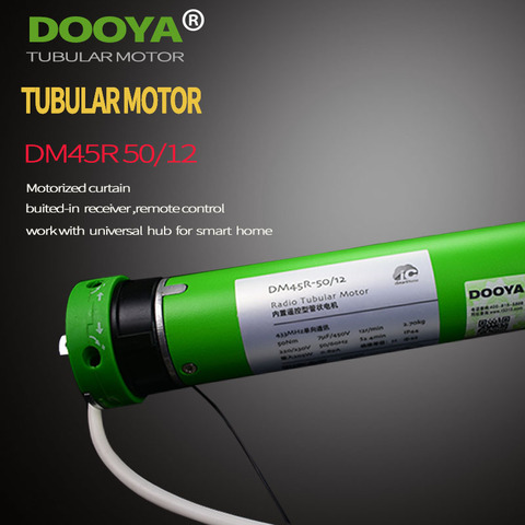 Dooya-moteur tubulaire intégré, 220V, 50MHZ, DM45R, pour stores roulants motorisés, récepteur intégré, 433MHz, pour télécommande, Original de haute qualité ► Photo 1/1