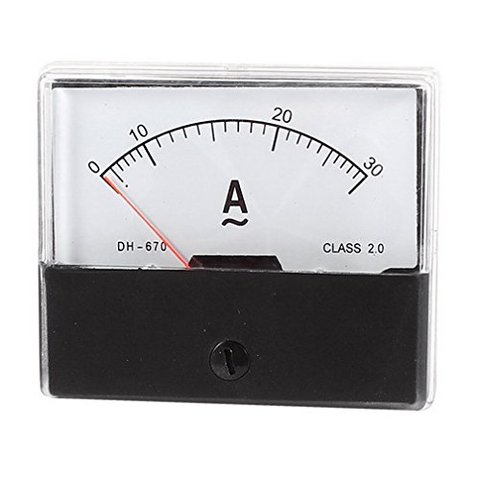Ampèremètre analogique AC 0-30A 1A 2A 3A 5A 10A 20A 50A, compteur de courant AMP, jauge DH-670 ► Photo 1/3