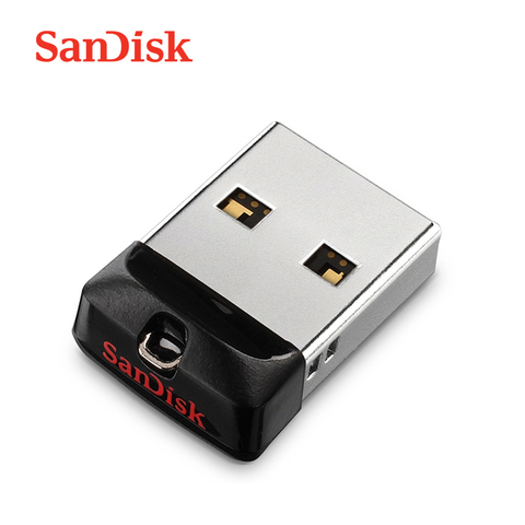 SanDisk – Mini clé USB 2.0, Support à mémoire de 16GB 32GB 64GB, disque U pour PC, tablette, officiel ► Photo 1/6