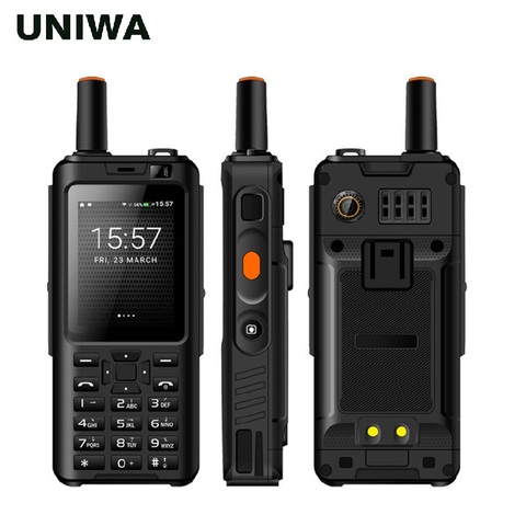 UNIWA – walkie-talkie F40 Zello, téléphone portable, étanchéité IP65, écran tactile 2.4 pouces, LTE, MTK6737M Quad Core, 1 go + 8 go ► Photo 1/6