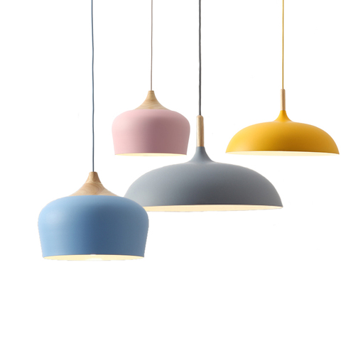 Lampe suspendue au design nordique, ampoules E27, idéal pour un Restaurant, un café, un Bar ou un macaron ► Photo 1/6