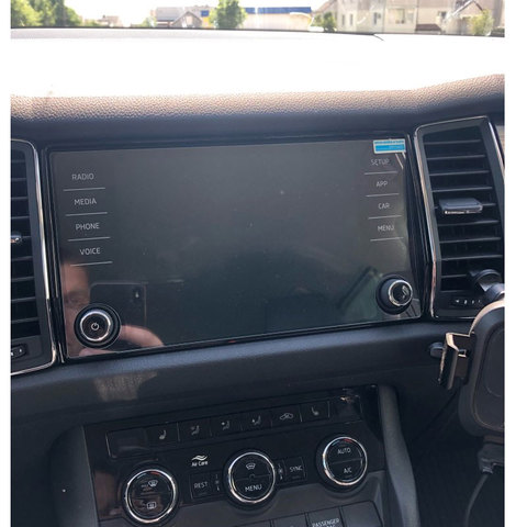 Protecteur d'écran pour Skoda Kodiaq Karoq, 8/9 pouces, Navigation GPS, accessoires d'intérieur pour voiture, en verre trempé, 6.5/9 pouces ► Photo 1/1