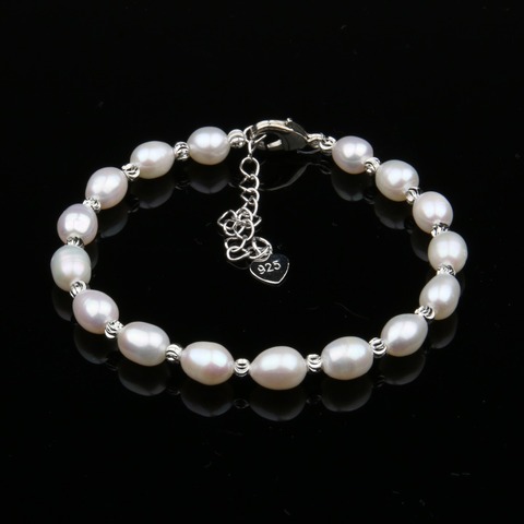 Bracelets en perles d'eau douce naturelles pour femmes, manchette, perles enveloppées, 100% ► Photo 1/6