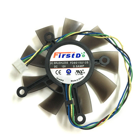 Refroidisseur de carte graphique pour ASUS GTX 1050ti/750/750ti, ventilateur pour processeur graphique, 75mm, 0,5a ► Photo 1/3