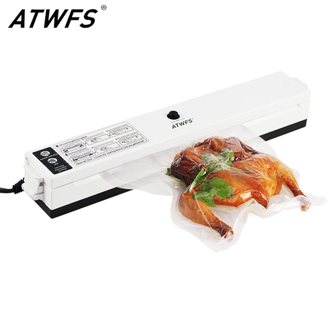 ATWFS – thermoscelleuse sous vide pour aliments, Machine à emballer sous vide, pour la cuisine, avec 15 sacs sous vide ► Photo 1/6