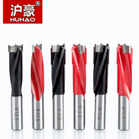 HUHAO 1pc 10mm-18mm wood drill bit 70mm length router bit row drilling for boring machine Gang drills for wood Carbide endmill ► Photo 1/6