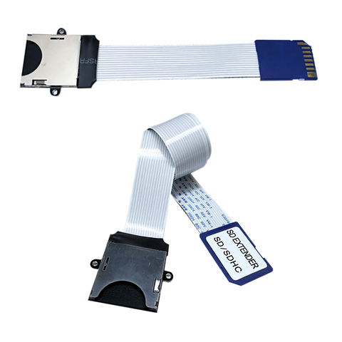 Nouveau câble d'extension d'extension de carte SD à SD adaptateur de câble d'extension de carte Flexible MicroSD à SD / SDHC / SDXC ► Photo 1/6