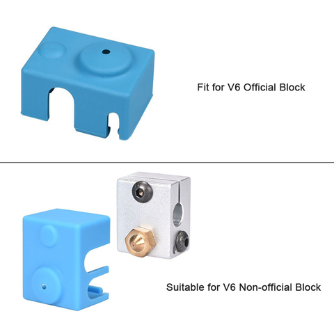 Support chaussettes en Silicone V6 Original, j-head, 1.75, 3.0mm, Bowden et extrudeuse directe, RepRap pour imprimante 3D ► Photo 1/6