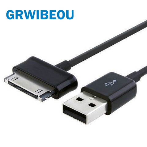 Câble USB 30 broches pour recharge et synchronisation de données, cordon de chargeur pour tablette Samsung Galaxy Tab 2/3, 10.1, P6800, P1000, P7100, P7300, P7500, N8000, P3100, 1M ► Photo 1/1