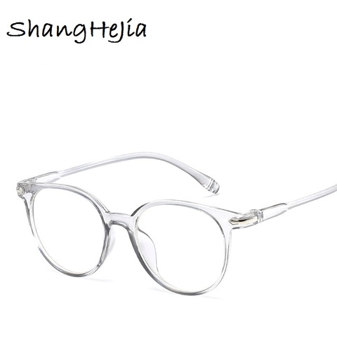 2022 mode femmes lunettes cadre hommes lunettes cadre Vintage rond clair lentille lunettes optique lunettes cadre ► Photo 1/5