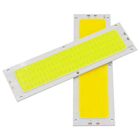 120x36mm 12V COB lumière LED Source puce 12W ampoule pour bricolage 12V éclairage chaud Nature Cool blanc bleu panneau lampe 1000LM étanche ► Photo 1/6