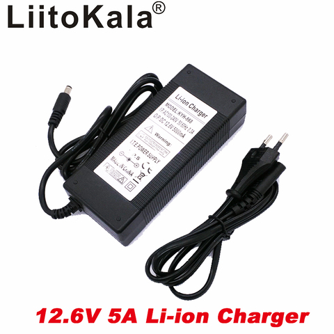 Chargeur de batterie au lithium Liitokala 12.6V 1A 3A 5A 12V 18650 prise ue/usa cc 5.5*2.1 MM sortie alimentation livraison gratuite ► Photo 1/3