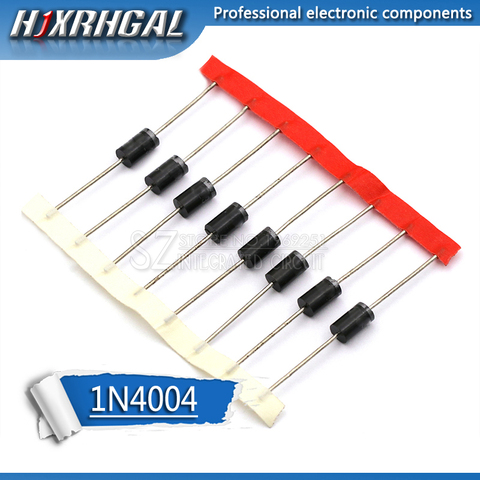 Diode redresseur IN4004 1A 100 V DO-41 1N4004 hjxrhgal, 400 pièces ► Photo 1/1