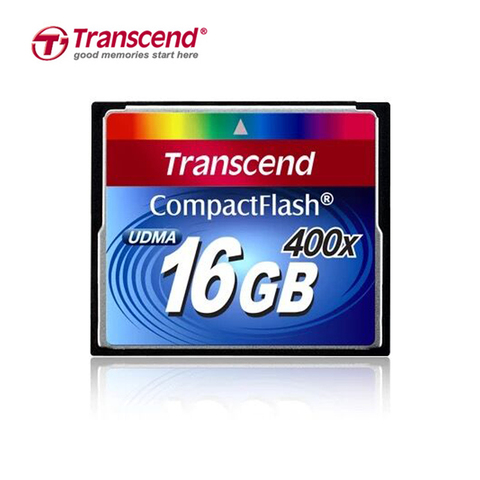 Carte mémoire Transcend capacité réelle 32 GB 16 GB 400X cartes CF professionnelles haute vitesse Flash Compact pour appareil photo reflex numérique HD 3D vidéo ► Photo 1/2