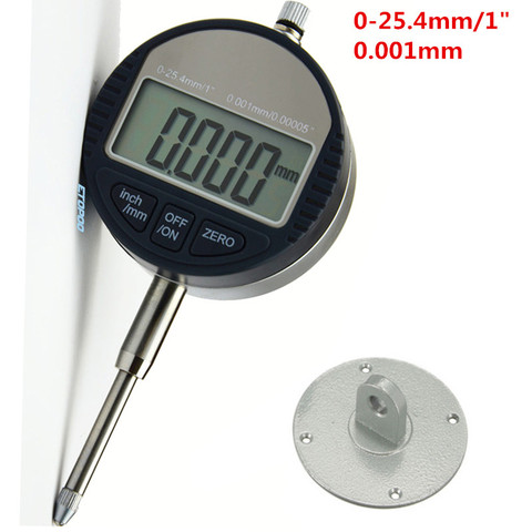 Micromètre électronique avec indicateur numérique RS232, indicateur numérique, 0-12.7mm/0-25.4mm 0.001mm ► Photo 1/6