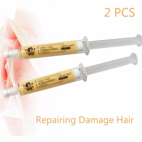 2 pièces 10 ml réparation souple hydratant sec endommagé cheveux kératine traitement cheveux masque produit de soin des cheveux livraison directe chaude TSLM2 ► Photo 1/6